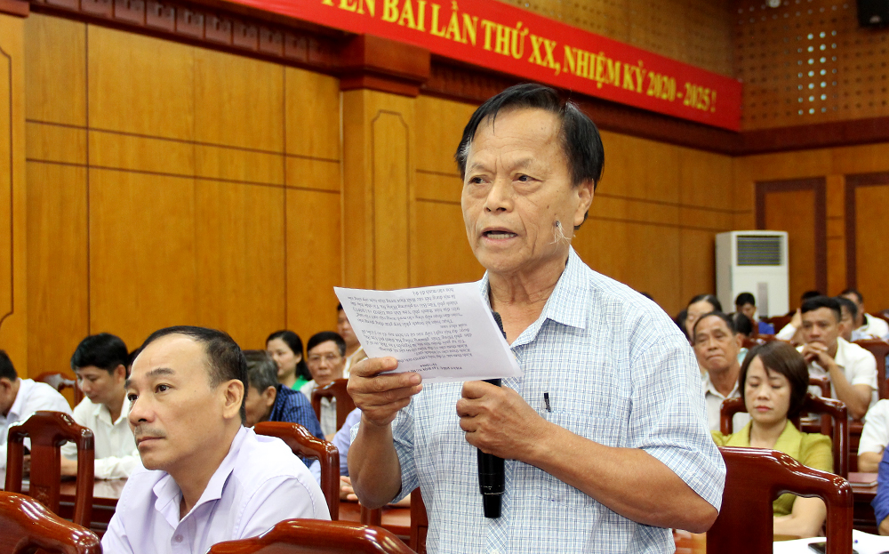 Yên Bái: Bí thư Tỉnh uỷ Đỗ Đức Duy tiếp xúc cử tri thành phố