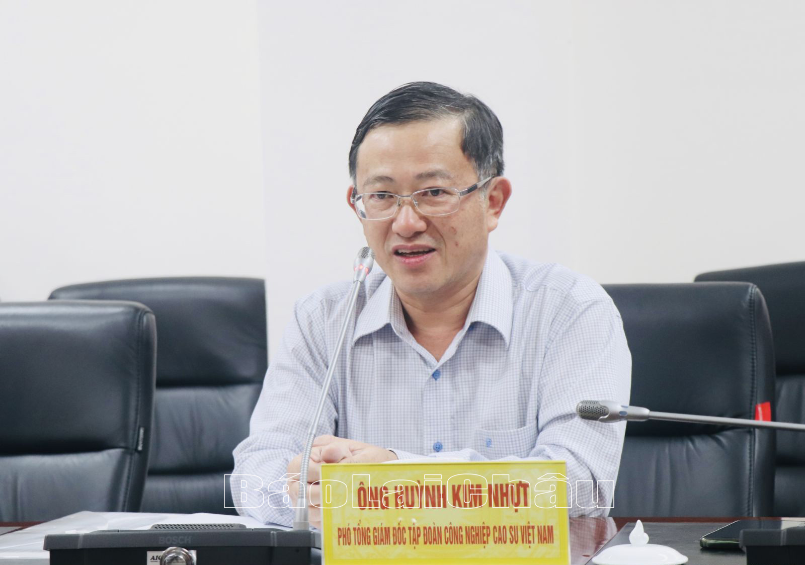 Lai Châu: UBND tỉnh làm việc với Tập đoàn Công nghiệp Cao su Việt Nam Lai Châu: UBND tỉnh làm việc với Tập đoàn Công nghiệp Cao su Việt Nam