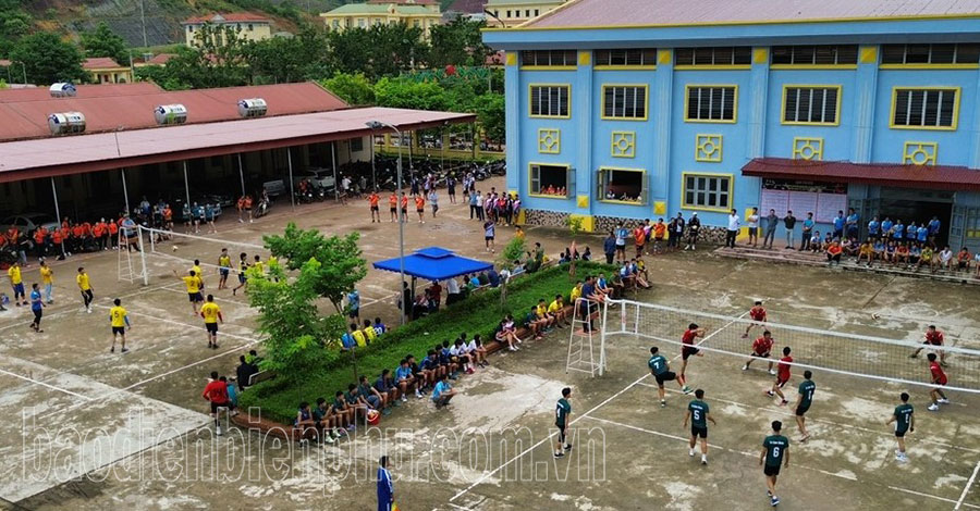 Điện Biên: Nậm Pồ tổ chức Giải bóng chuyền công - nông - binh