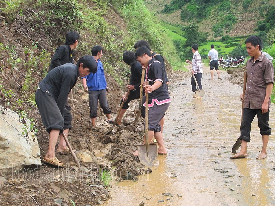 Ðiện Biên Ðông nỗ lực xây dựng nông thôn mới