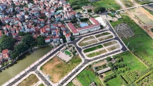 Huyện Hoài Đức (Hà Nội) tạm dừng hai phiên đấu giá 52 lô đất vào ngày 26/8 và 9/9