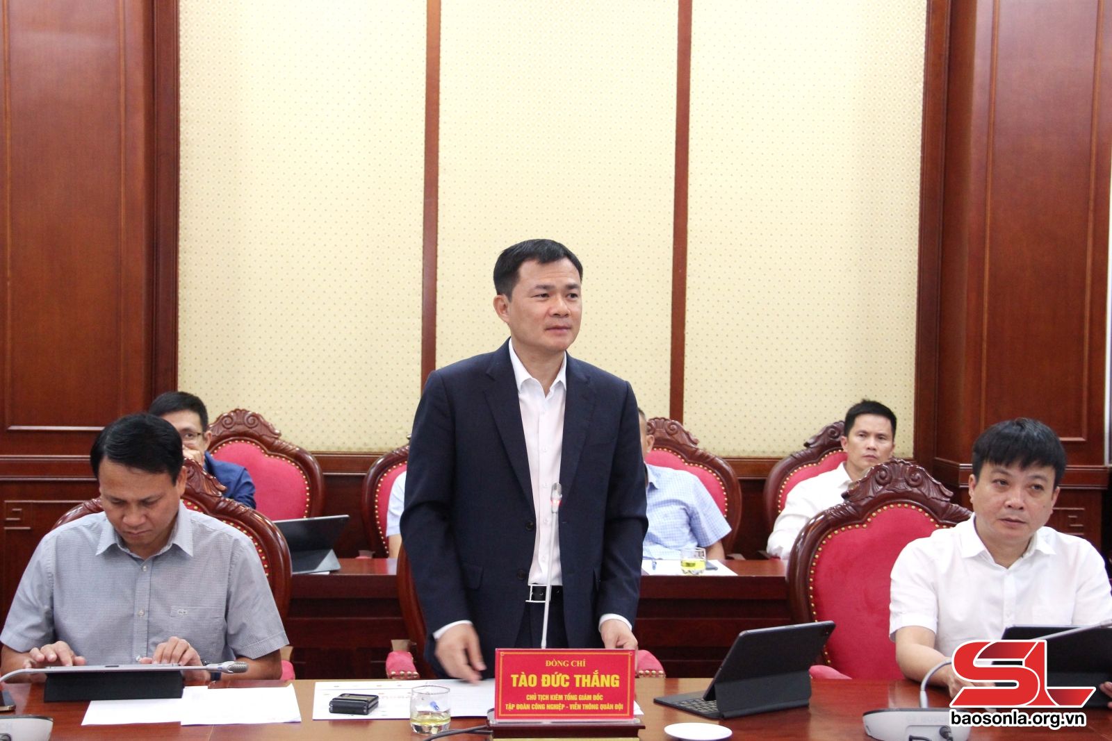 Sơn La: Thường trực Tỉnh ủy làm việc với Tập đoàn Viettel Sơn La: Thường trực Tỉnh ủy làm việc với Tập đoàn Viettel