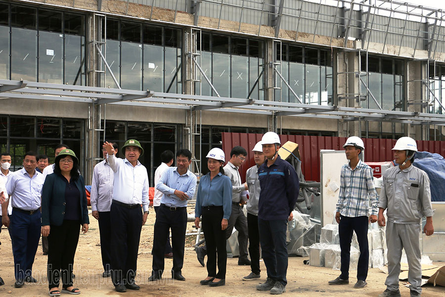 Điện Biên: Bí thư Tỉnh ủy Trần Quốc Cường kiểm tra tiến độ một số dự án trọng điểm