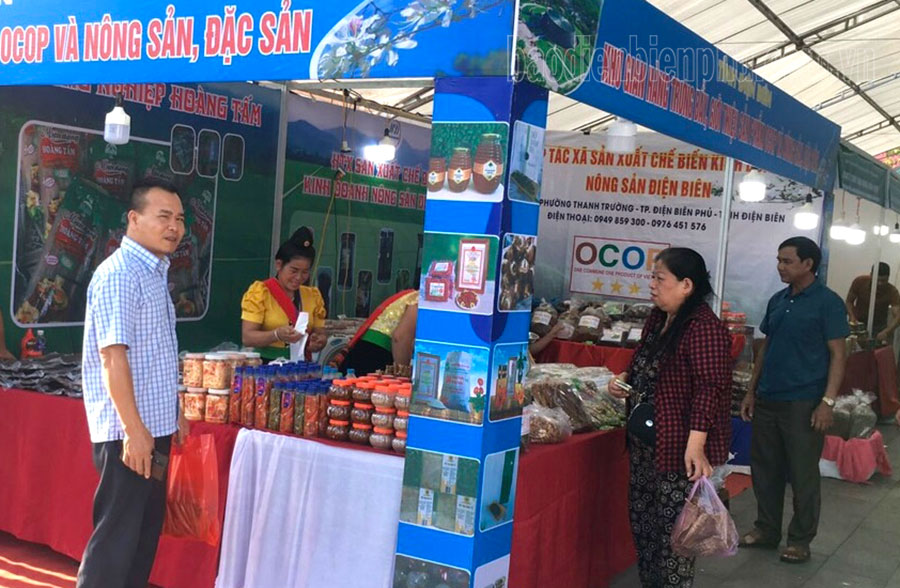 Điện Biên giới thiệu sản phẩm OCOP và nông sản tại Hải Phòng Điện Biên giới thiệu sản phẩm OCOP và nông sản tại Hải Phòng