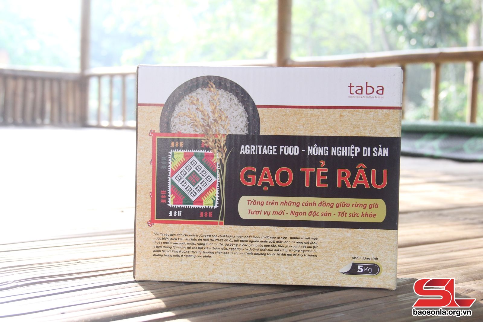 Sơn La: Đặc sản gạo tẻ râu hữu cơ bản Bướt