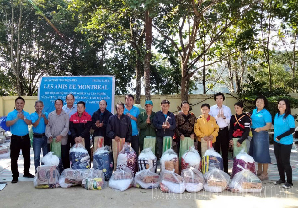 Điện Biên: Trao 600 suất quà cho người dân bị ảnh hưởng bởi mưa bão