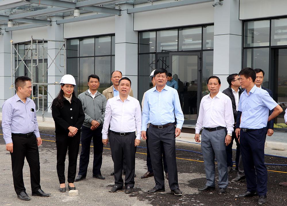 Điện Biên: Chủ tịch UBND tỉnh Lê Thành Đô kiểm tra một số dự án trọng điểm