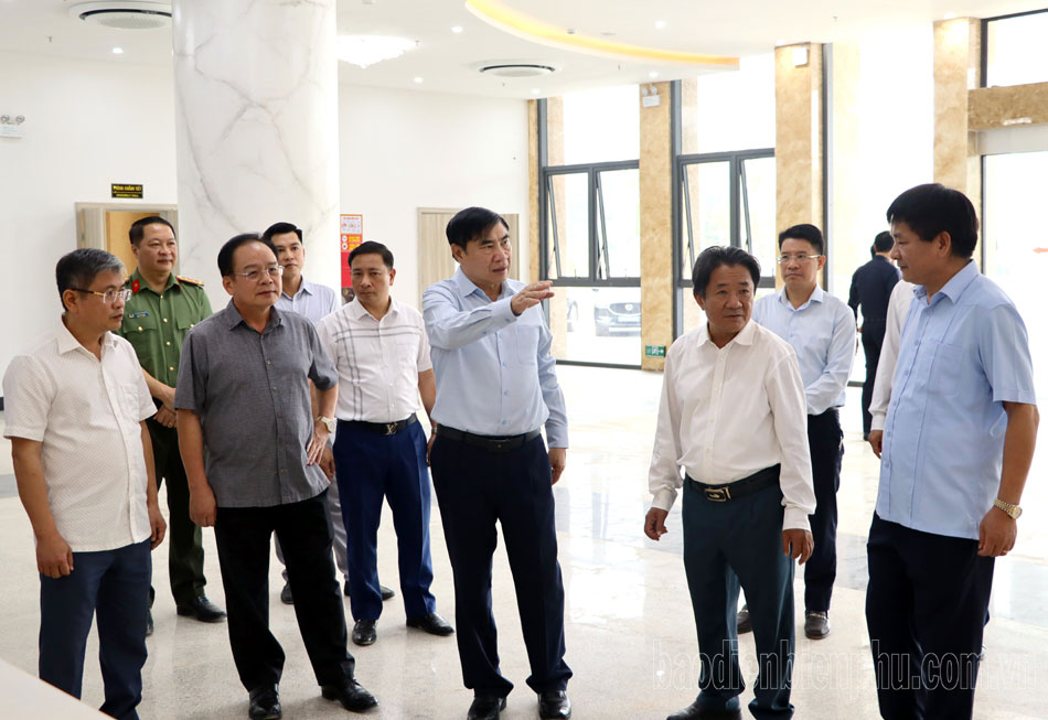 Điện Biên: Bí thư Tỉnh ủy Trần Quốc Cường kiểm tra tiến độ các dự án trọng điểm Điện Biên: Bí thư Tỉnh ủy Trần Quốc Cường kiểm tra tiến độ các dự án trọng điểm