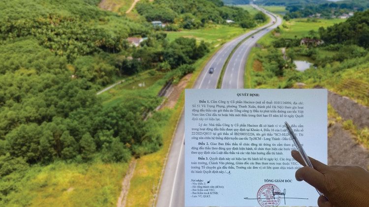 Gói thầu 13 tỷ tại cao tốc TP.HCM - Long Thành - Dầu Giây: Vì sao Hacisco bị VEC cấm thầu 3 năm?