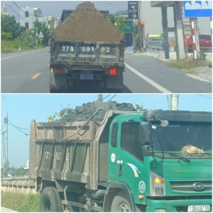 Tái diễn hoạt động vận tải gây ô nhiễm môi trường ở huyện Tiền Hải