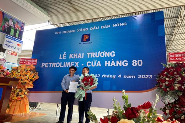 Petrolimex Đăk Lăk khai trương CHXD 80 tại Đăk Nông và CHXD 81 tại Đăk Lăk