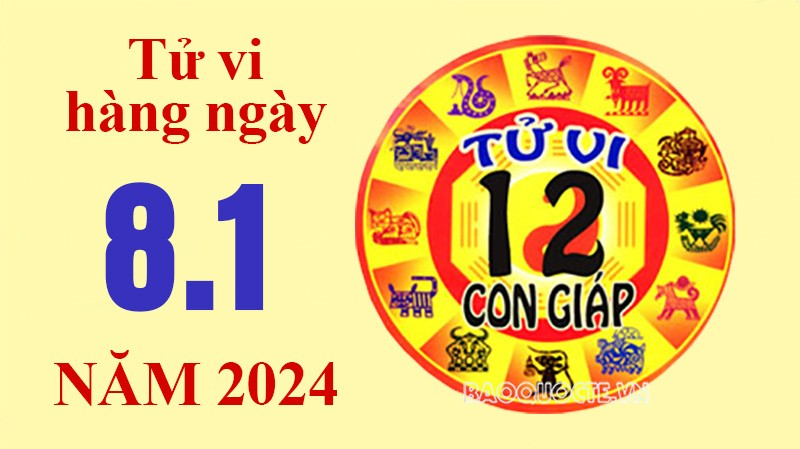 Tử vi hôm nay, xem tử vi 12 con giáp hôm nay ngày 8/1/2024: Tử vi hôm nay, xem tử vi 12 con giáp hôm nay ngày 8/1/2024: