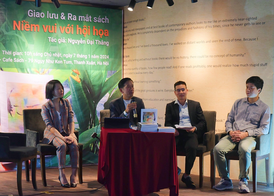 Lời chia sẻ chân tình đáng yêu của vị kiến trúc sư tìm niềm vui trong hội họa sach hoihoa.png