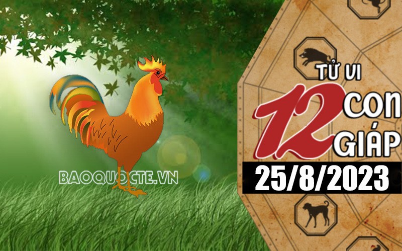 Tử vi hôm nay, xem tử vi 12 con giáp hôm nay ngày 25/8/2023: Tuổi Dậu sự nghiệp thăng trầm