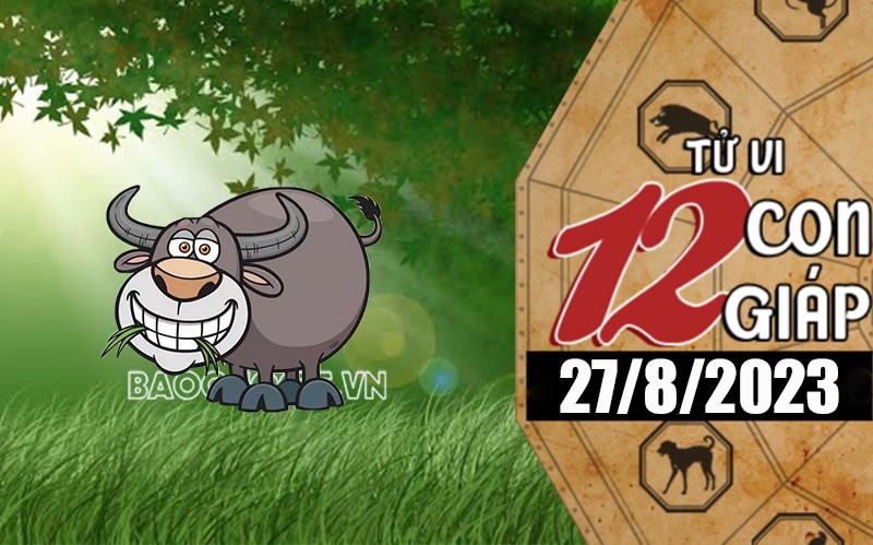 Tử vi hôm nay, xem tử vi 12 con giáp hôm nay ngày 27/8/2023: Tuổi Sửu sự nghiệp thăng tiến Tử vi hôm nay, xem tử vi 12 con giáp hôm nay ngày 27/8/2023: Tuổi Sửu sự nghiệp thăng tiến