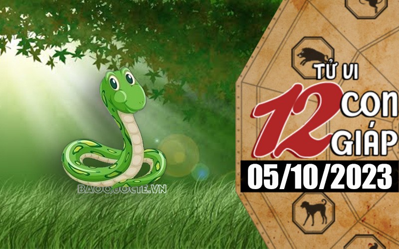 Tử vi hôm nay, xem tử vi 12 con giáp hôm nay ngày 5/10/2023: Tuổi Tỵ tình duyên bền chặt Tử vi hôm nay, xem tử vi 12 con giáp hôm nay ngày 5/10/2023: Tuổi Tỵ tình duyên bền chặt