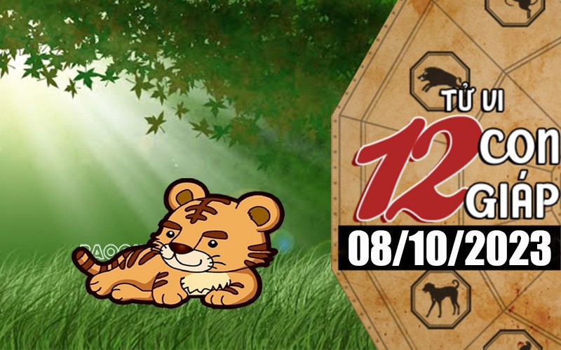Tử vi hôm nay, xem tử vi 12 con giáp hôm nay ngày 8/10/2023: Tuổi Dần tài lộc may mắn Tử vi hôm nay, xem tử vi 12 con giáp hôm nay ngày 8/10/2023: Tuổi Dần tài lộc may mắn