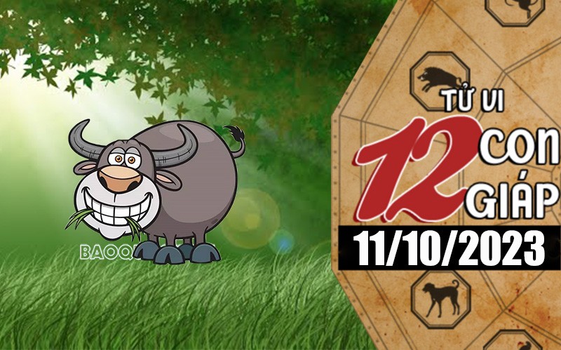 Tử vi hôm nay, xem tử vi 12 con giáp hôm nay ngày 11/10/2023: Tuổi Sửu tài chính may mắn Tử vi hôm nay, xem tử vi 12 con giáp hôm nay ngày 11/10/2023: Tuổi Sửu tài chính may mắn