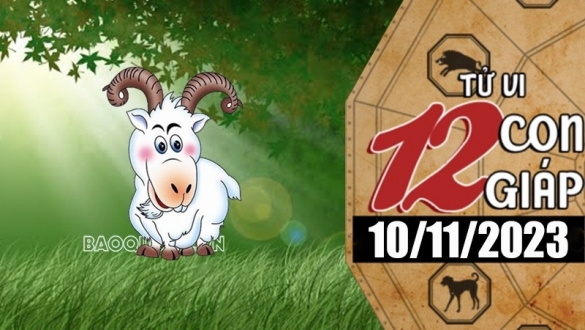 Tử vi hôm nay, xem tử vi 12 con giáp hôm nay ngày 10/11/2023: Tuổi Mùi sự nghiệp hanh thông