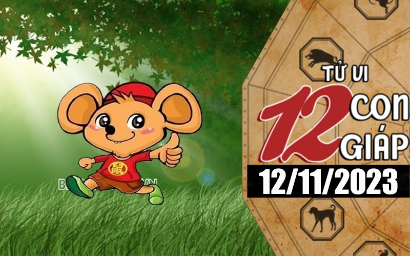 Tử vi hôm nay, xem tử vi 12 con giáp hôm nay ngày 12/11/2023: Tuổi Tý nhân duyên tốt đẹp Tử vi hôm nay, xem tử vi 12 con giáp hôm nay ngày 12/11/2023: Tuổi Tý nhân duyên tốt đẹp