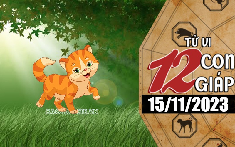 Tử vi hôm nay, xem tử vi 12 con giáp hôm nay ngày 15/11/2023: Tuổi Mão nhân duyên lý tưởng Tử vi hôm nay, xem tử vi 12 con giáp hôm nay ngày 15/11/2023: Tuổi Mão nhân duyên lý tưởng