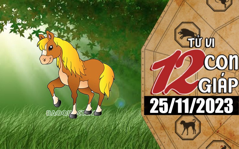 Tử vi hôm nay, xem tử vi 12 con giáp hôm nay ngày 25/11/2023: Tuổi Ngọ tài lộc ổn định