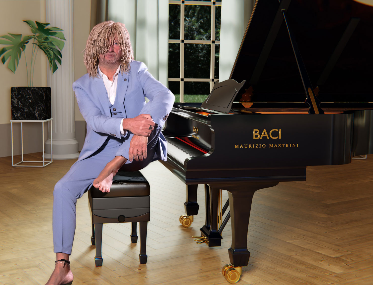 Chiếc dương cầm 7,5 tỷ xuất hiện trong đêm diễn của Trịnh Minh Hiền Chiếc dương cầm 7,5 tỷ xuất hiện trong đêm diễn của Trịnh Minh Hiền