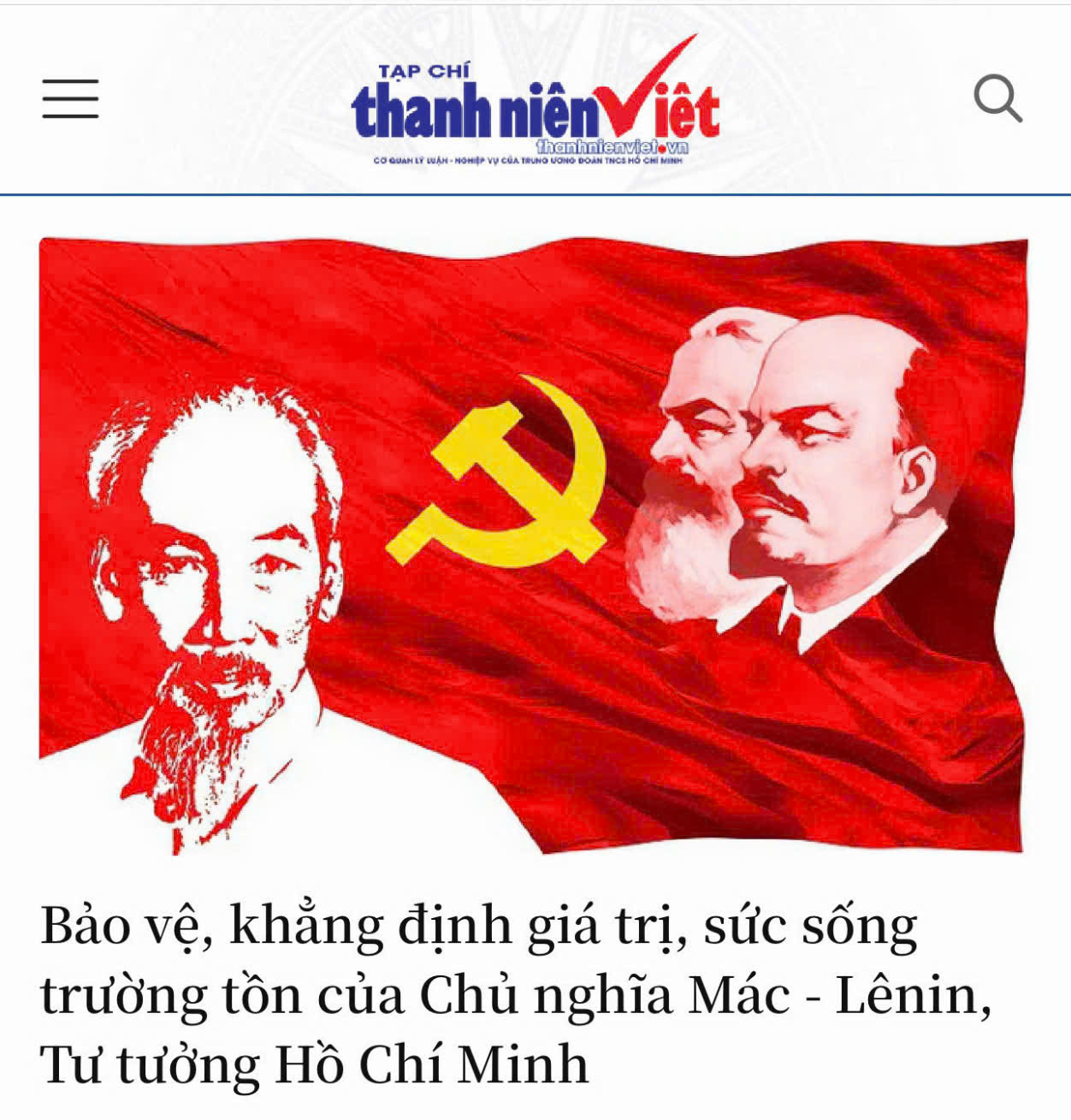 Chào năm mới 2026: Tạp chí Thanh niên cùng tuổi trẻ Việt Nam tự hào, vững tin theo Đảng