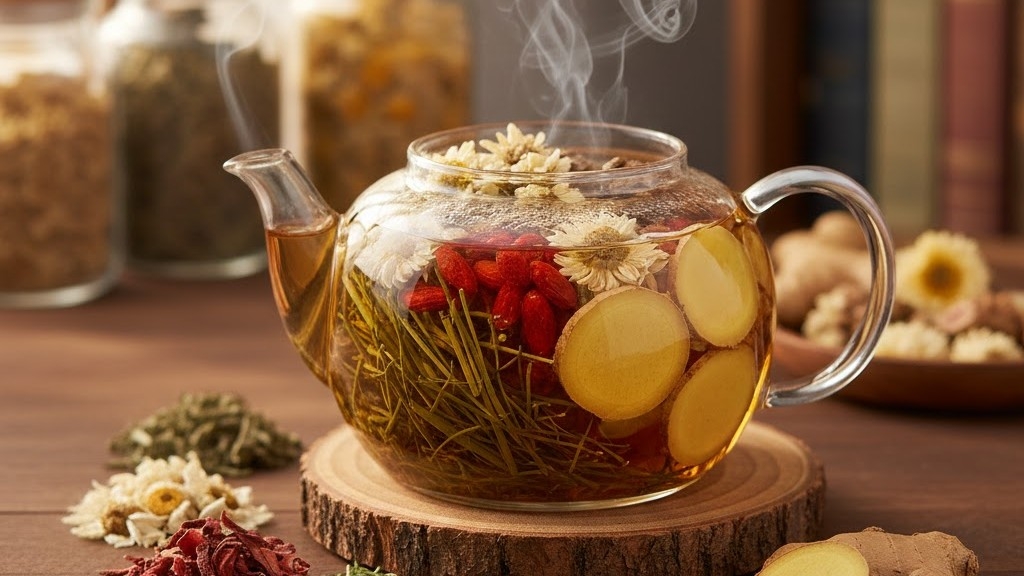 Một loại trà kết hợp 5 loại thảo mộc giúp mái tóc khỏe đẹp