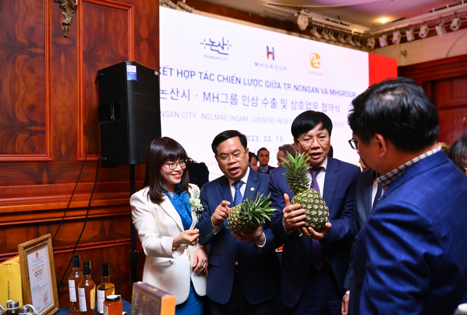 Thành phố Nonsan và Tập đoàn MHGroup thúc đẩy lưu thông hàng hóa nông nghiệp Việt Nam - Hàn Quốc Thành phố Nonsan và Tập đoàn MHGroup thúc đẩy lưu thông hàng hóa nông nghiệp Việt Nam - Hàn Quốc