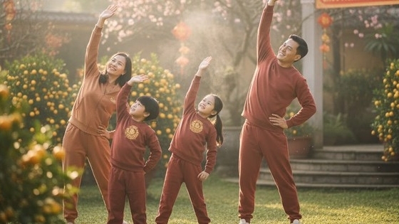 Bí quyết để cả gia đình khỏe đẹp trong kỳ nghỉ Tết