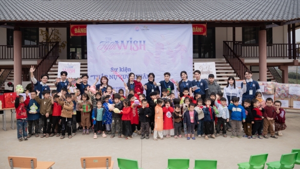 Cùng THE FIFTH WISH “Thắp Nụ Cười Xuân” lan tỏa yêu thương thắp sáng niềm tin và hy vọng tới các em nhỏ điểm Trường Làng Nủ
