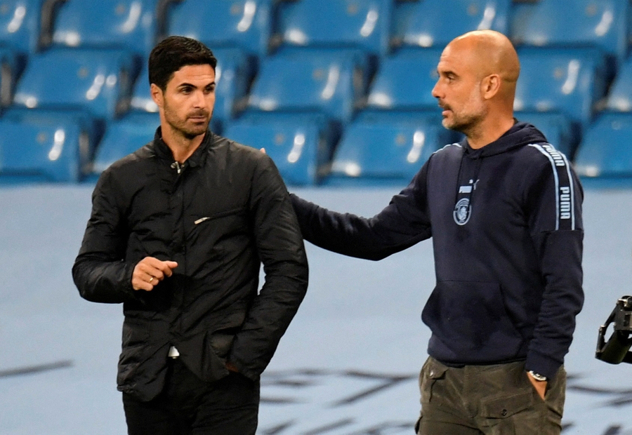 Thành tích đối đầu thú vị giữa HLV Pep Guardiola và trò cũ Mikel Arteta Thành tích đối đầu thú vị giữa HLV Pep Guardiola và trò cũ Mikel Arteta