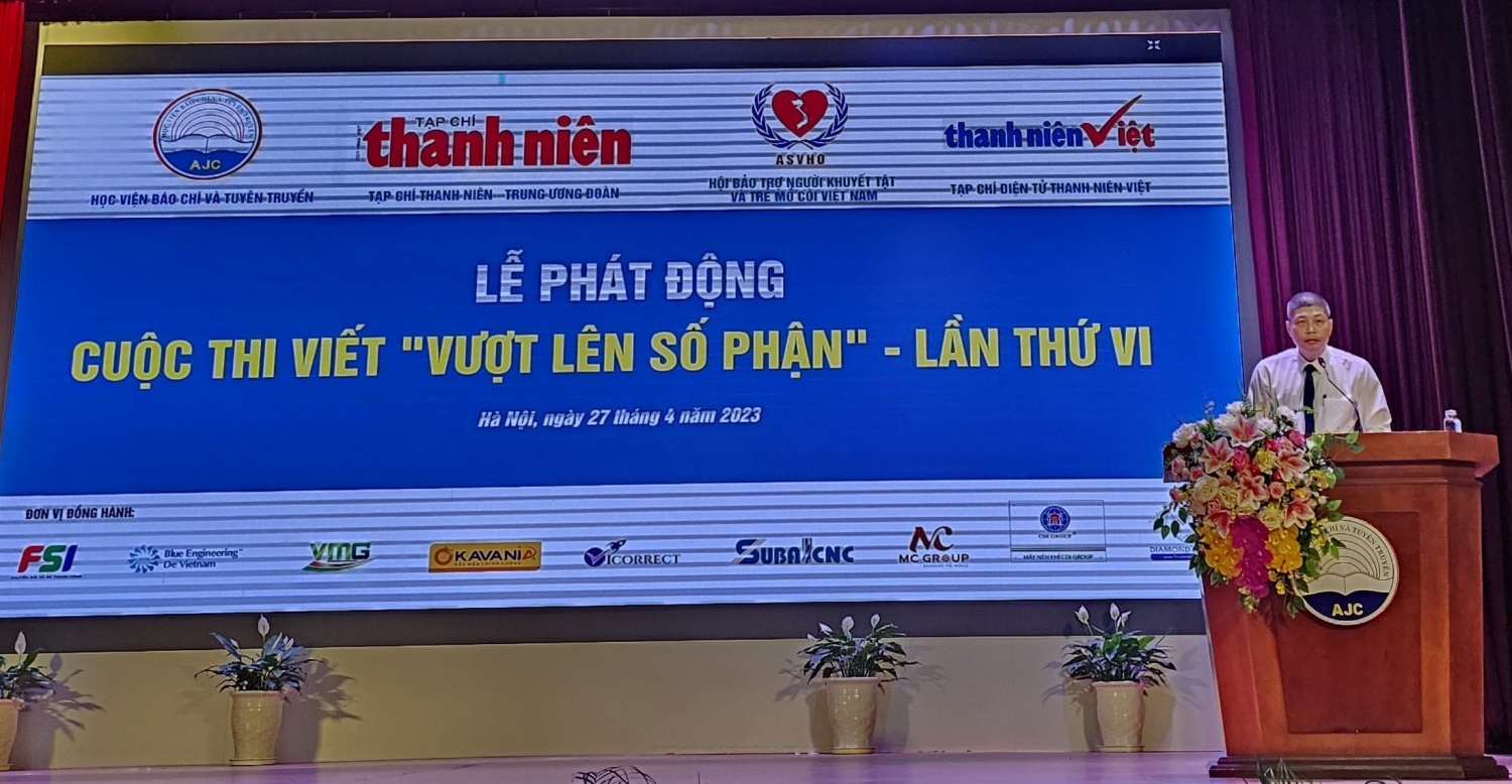 Tạp chí Thanh Niên tổ chức cuộc thi viết "Vượt lên số phận" lần thứ VI Tạp chí Thanh Niên tổ chức cuộc thi viết "Vượt lên số phận" lần thứ VI