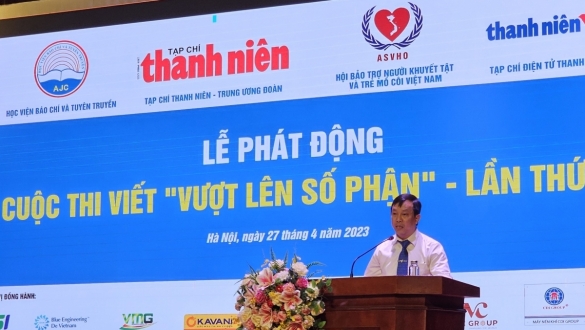 Tạp chí Thanh niên tổ chức cuộc thi viết "Vượt lên số phận" lần thứ VI