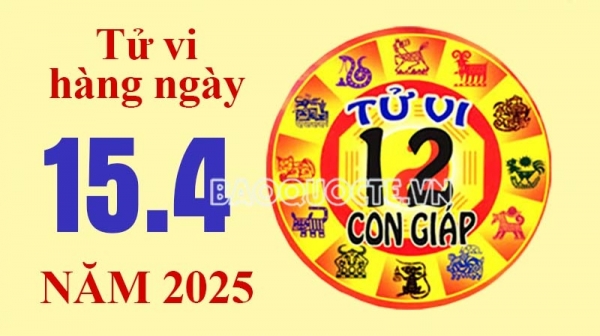 Tử vi hôm nay, xem tử vi 12 con giáp hôm nay ngày 15/4/2025: Tuổi Sửu làm việc chăm chỉ
