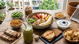 10 món ăn nhẹ thuần chay giàu protein