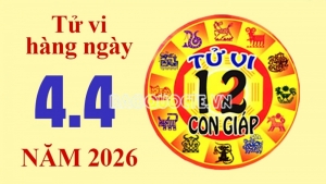 Tử vi hôm nay, xem tử vi 12 con giáp hôm nay ngày 4/4/2026: Tuổi Mão cẩn thận tiền bạc