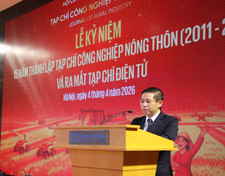 Tạp chí Công nghiệp Nông thôn kỷ niệm 15 năm thành lập và ra mắt Tạp chí điện tử Tạp chí Công nghiệp Nông thôn kỷ niệm 15 năm thành lập và ra mắt Tạp chí điện tử