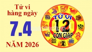 Tử vi hôm nay, xem tử vi 12 con giáp hôm nay ngày 7/4/2026: Tuổi Tuất tài chính khó khăn