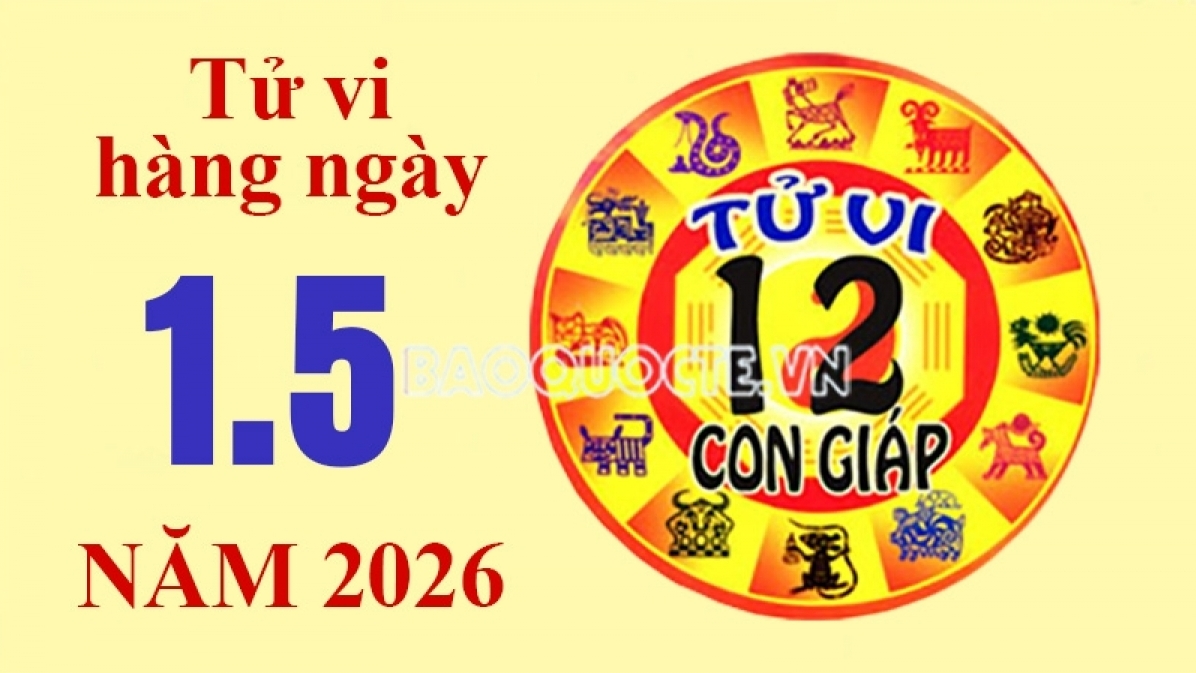 Tử vi hôm nay, xem tử vi 12 con giáp hôm nay ngày 1/5/2026: Tuổi Tuất tài lộc tiêu hao