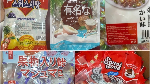 Hà Nội phát hiện 6 tấn kẹo giả nhãn mác Nhật, Hàn cho trẻ em chuẩn bị tuồn ra thị trường