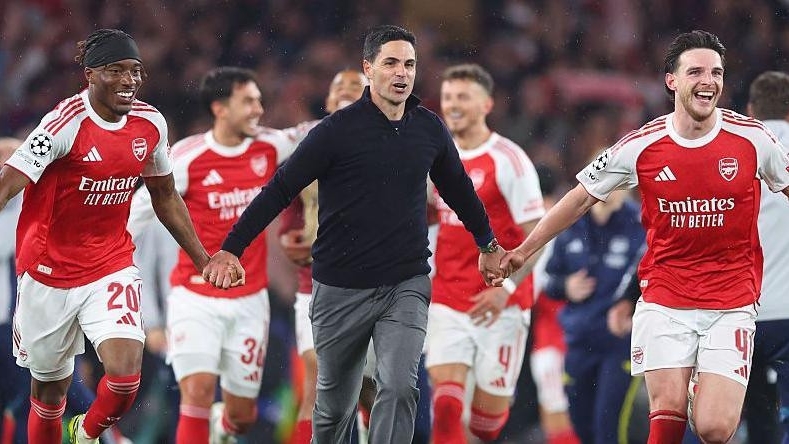 Arsenal dự kiến lên ngôi vương Ngoại hạng Anh 2025/26 theo siêu máy tính Opta