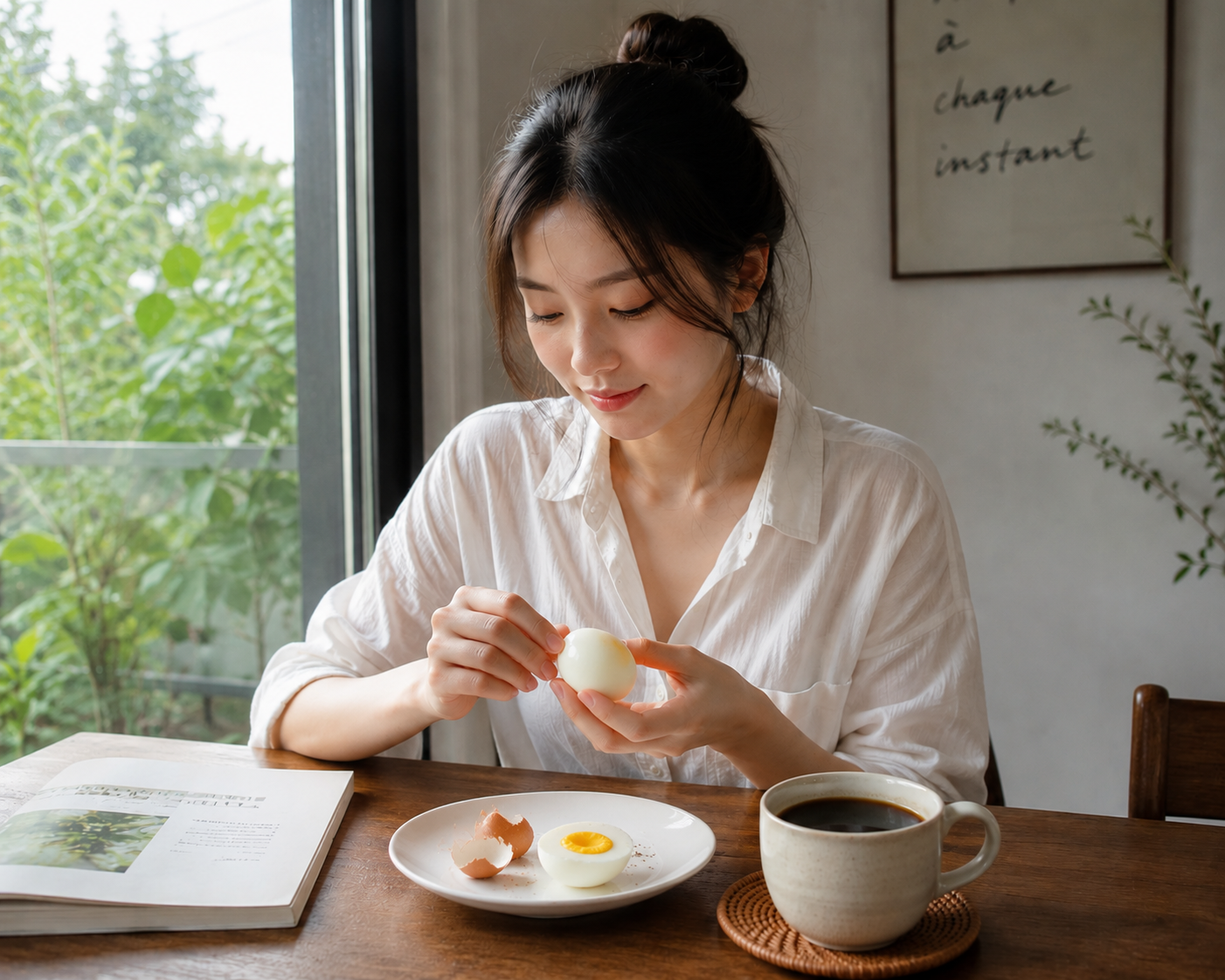 Bữa sáng với trứng luộc và cà phê có giúp giảm cân? Bữa sáng với trứng luộc và cà phê có giúp giảm cân?