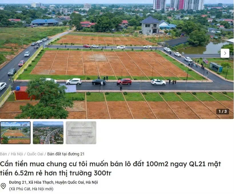 Đất nền vùng ven Hà Nội thanh khoản đóng băng