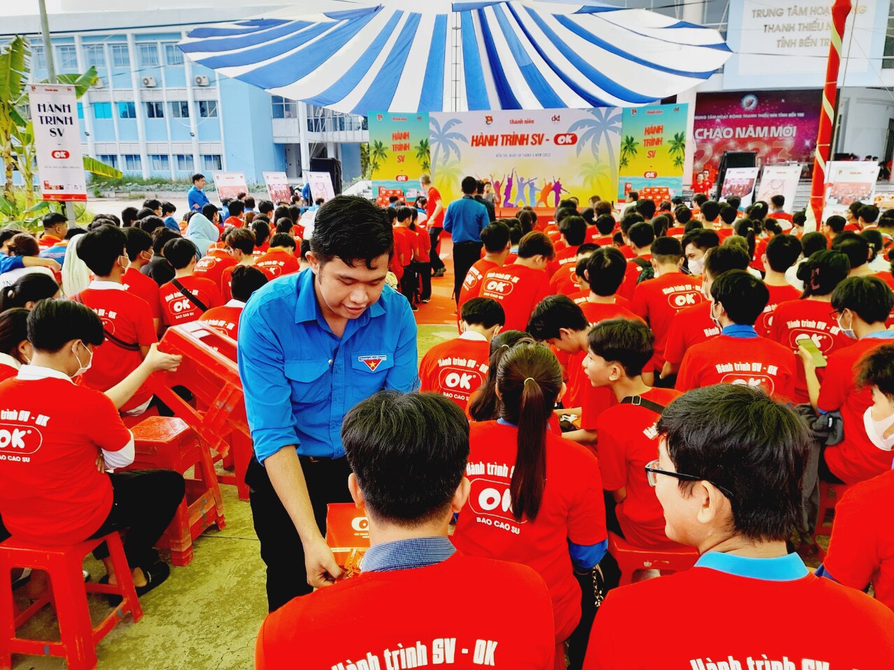 Sinh viên Bến Tre trải nghiệm "Hành trình SV - OK" Sinh viên Bến Tre trải nghiệm "Hành trình SV - OK"