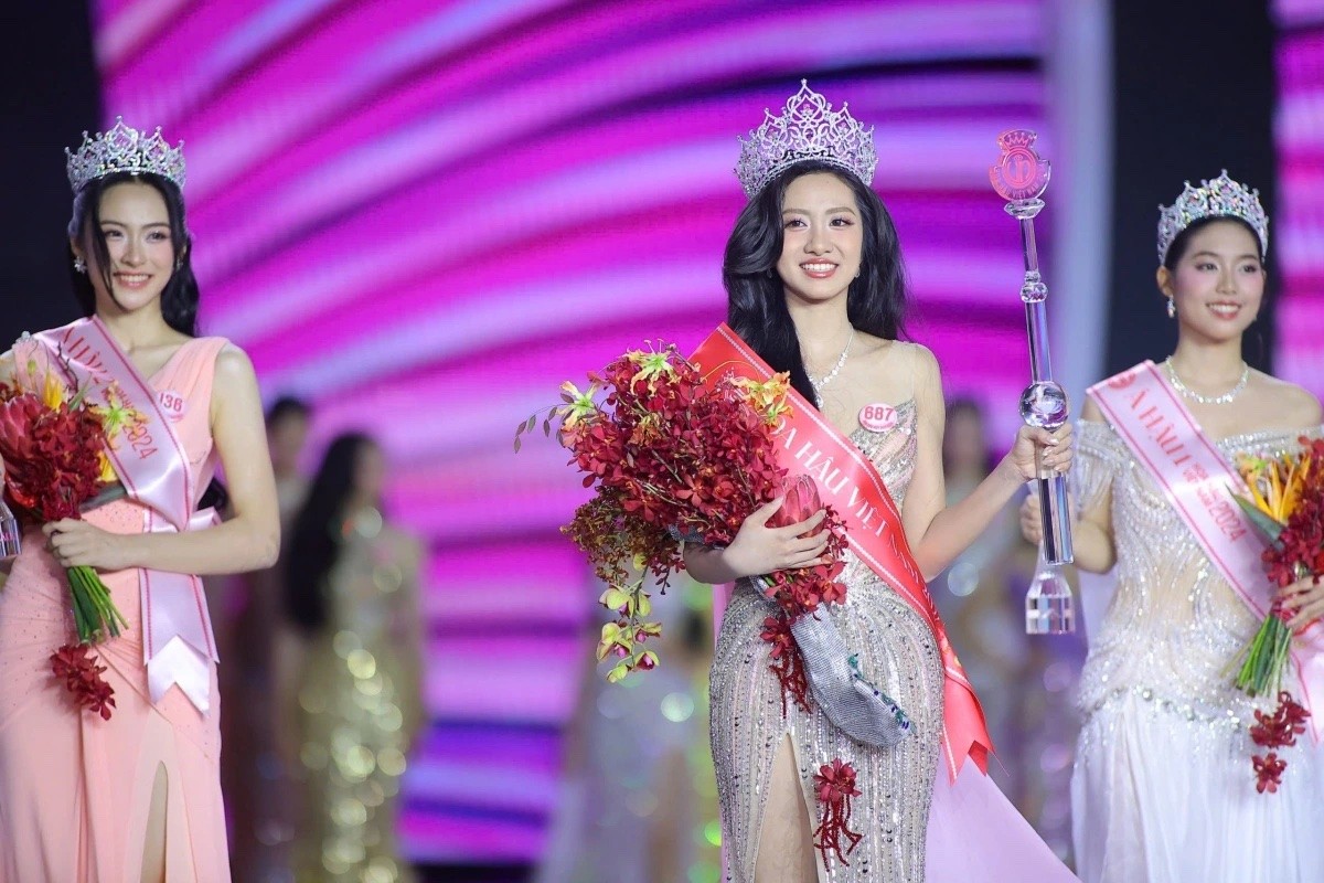 Hà Trúc Linh đăng quang Hoa hậu Việt Nam 2024
