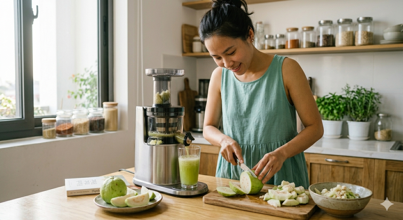 8 tác dụng khi uống nước ép ổi mỗi sáng vào mùa hè 8 tác dụng khi uống nước ép ổi mỗi sáng vào mùa hè