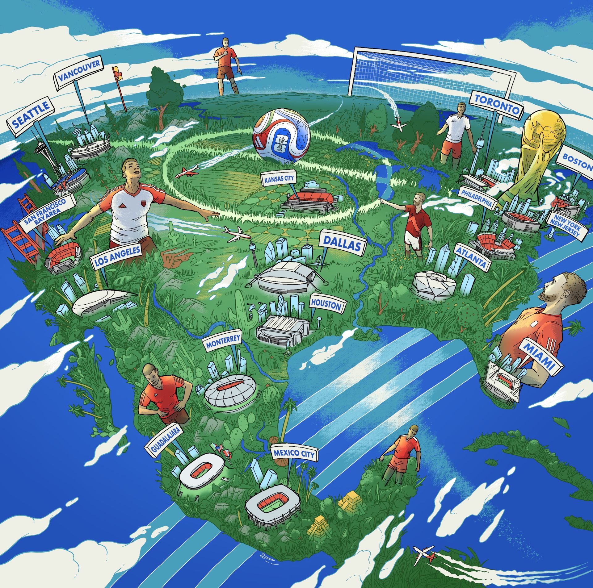 World Cup 2026 - Ngày hội bóng đá lớn nhất hành tinh chính thức bắt đầu World Cup 2026 - Ngày hội bóng đá lớn nhất hành tinh chính thức bắt đầu