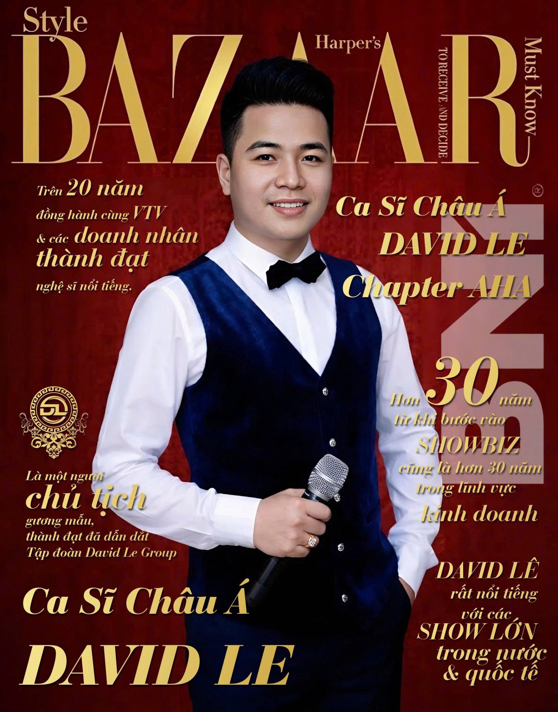 Ca sĩ Châu Á David Le  Hành trinh 20 năm tuổi Đảng, 30 năm cống hiến vì nghệ thuật và cộng đồng.